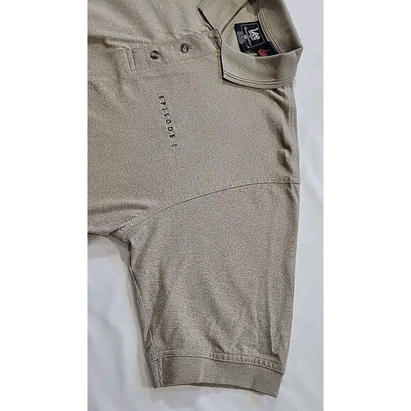 Vintage 90s Star Wars Episode 1 Polo Men's Large Phantom Menace Lee Sport - Picture 6 of 12